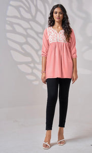 Short Embroidered Tunic