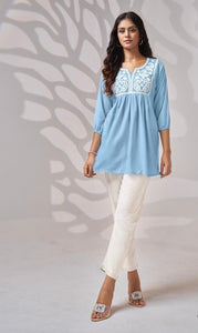 Short Embroidered Tunic