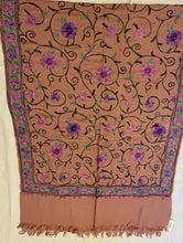 Load image into Gallery viewer, Pure wool embroidered shawl