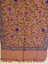 Load image into Gallery viewer, Pure wool embroidered shawl